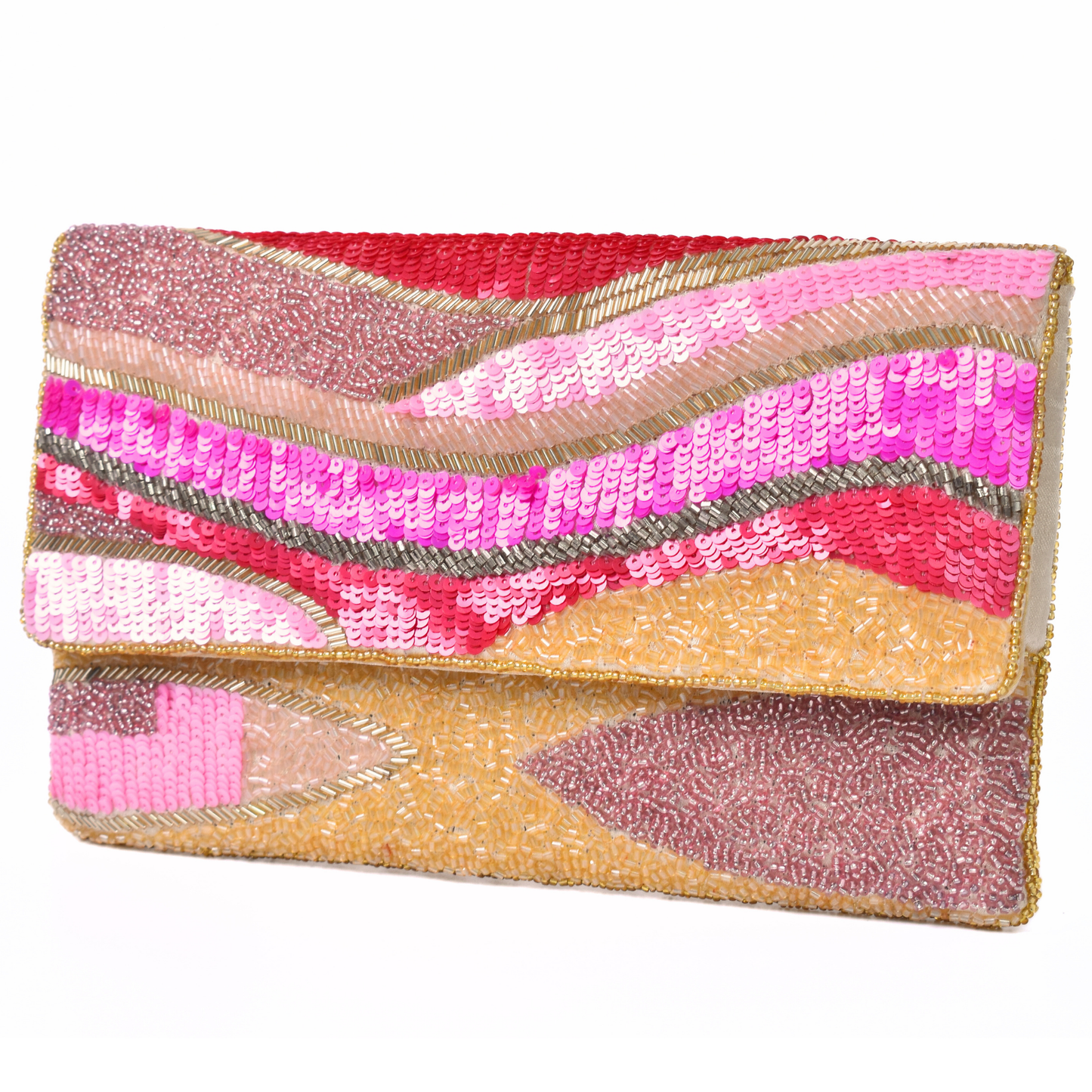 Pink Handbag Clutch, Crossbody Purse Gift BAG0059