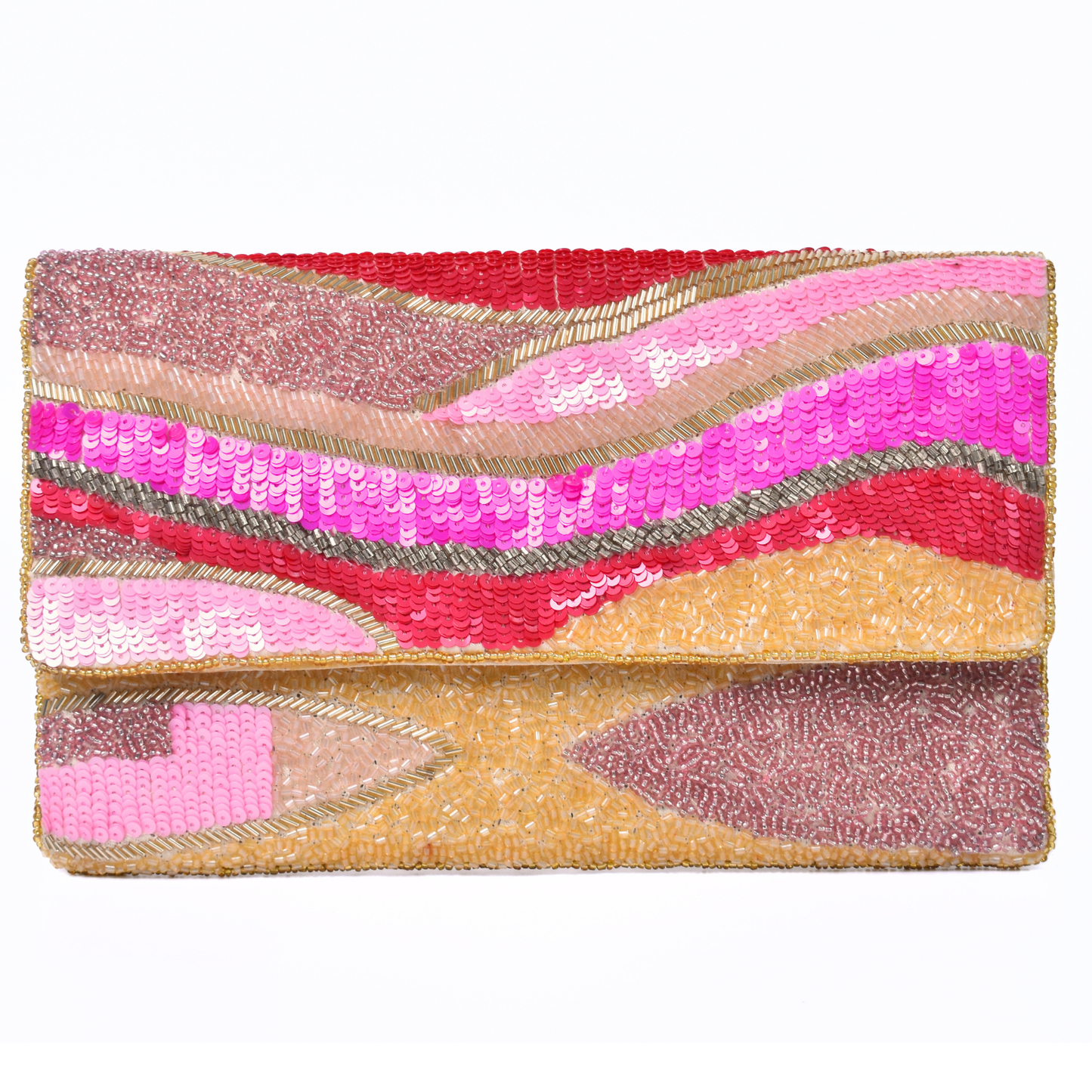 Pink Handbag Clutch, Crossbody Purse Gift BAG0059