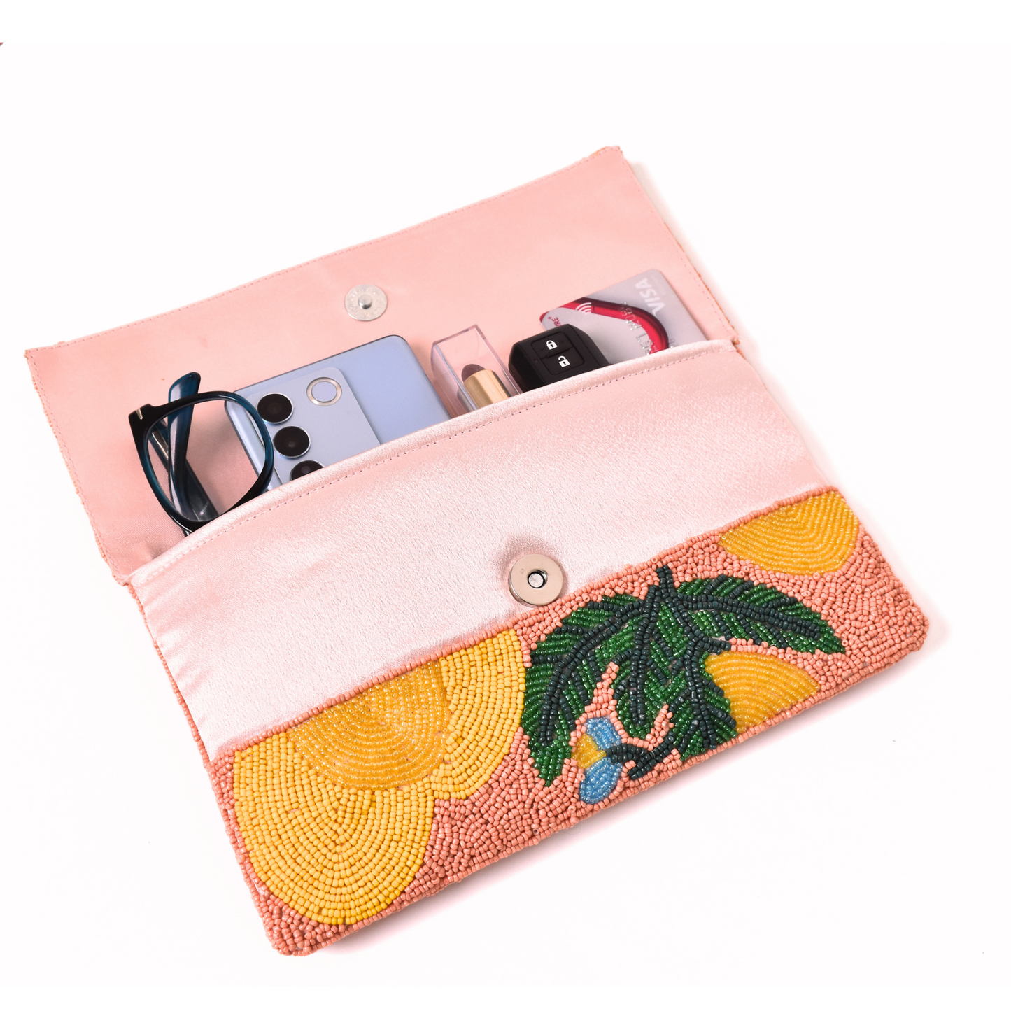 Lemon Handbag Clutch, Crossbody Purse Gift BAG0080