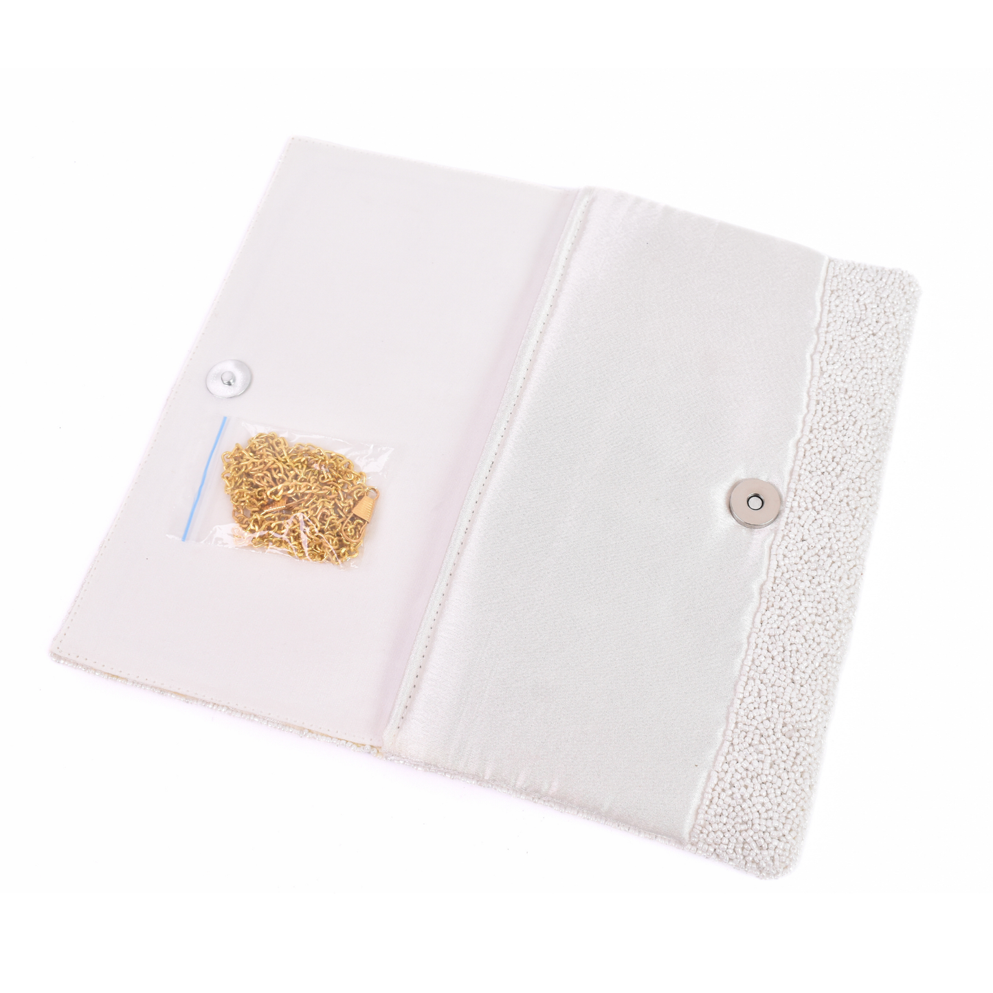 White Bridal Handbag Clutch, Crossbody Bag Purse, Gift BAG0022