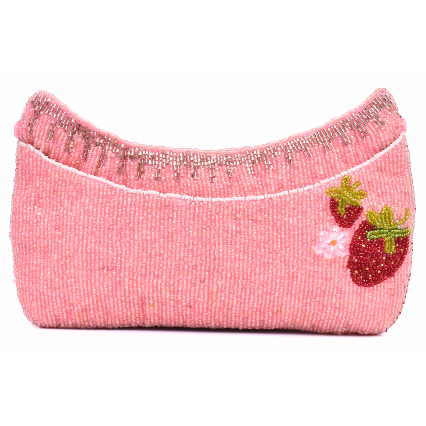 Pink Strawberry Handbag Clutch, Party Purse Gift BAG0057