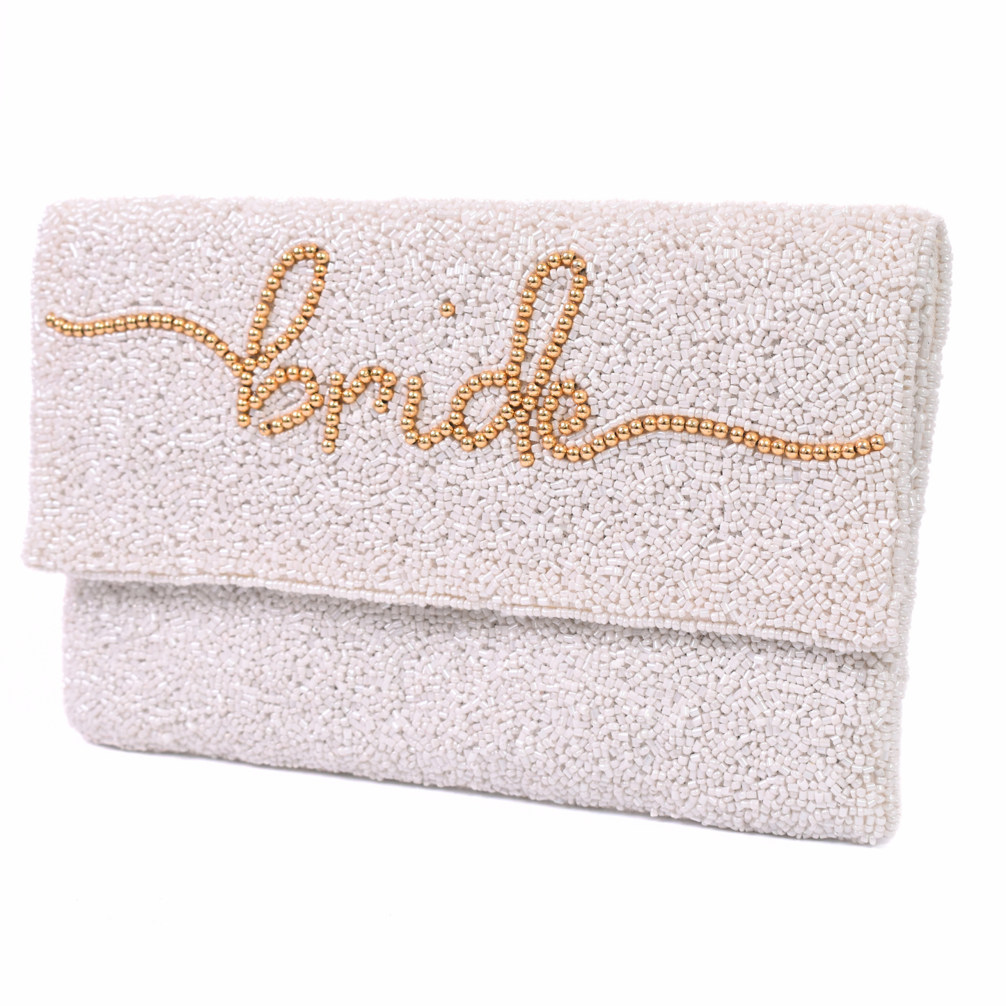 White Bride Handbag Clutch, Crossbody Bag Purse Gift BAG0038