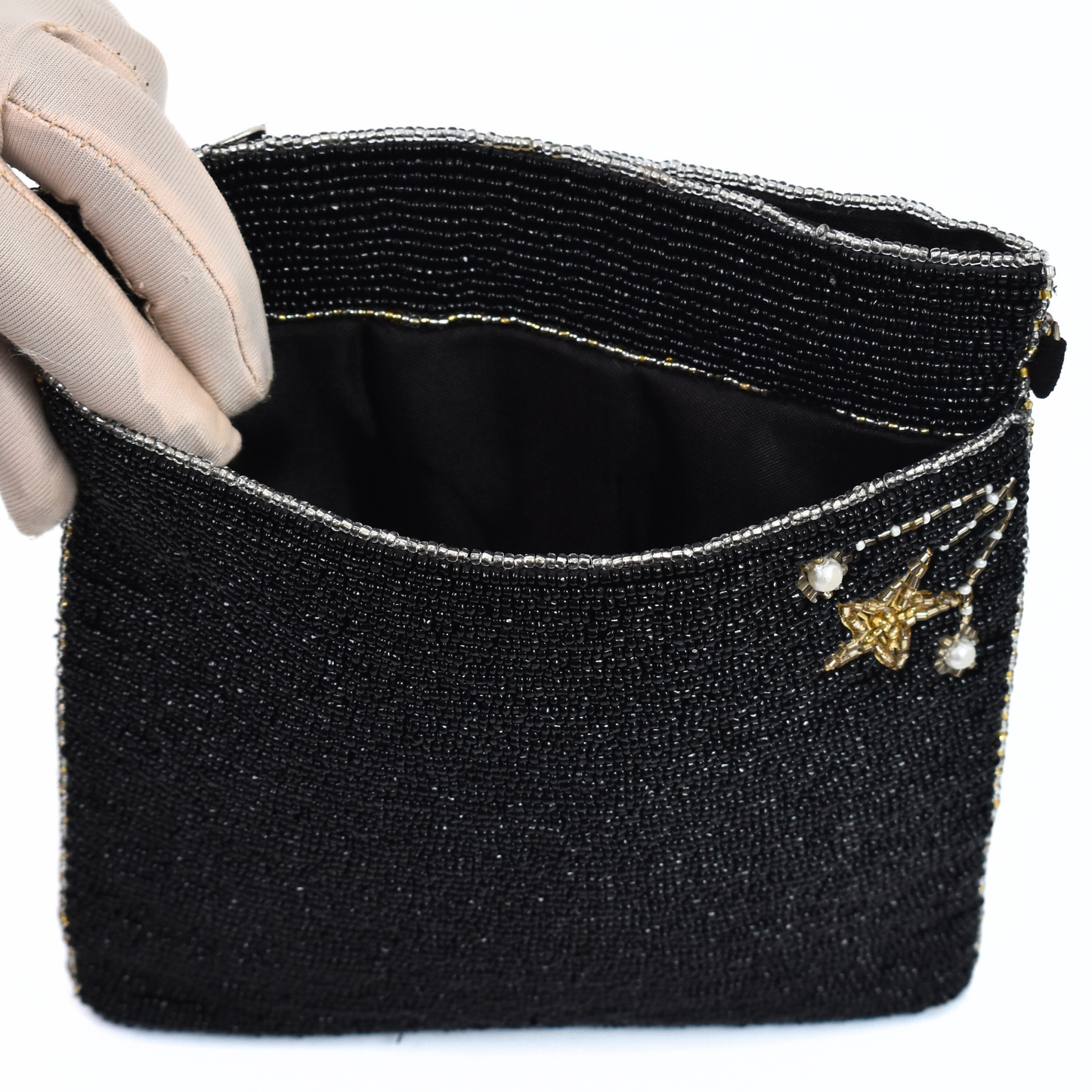 Black Champagne Handbag Clutch Crossbody Purse Gift BAG0053