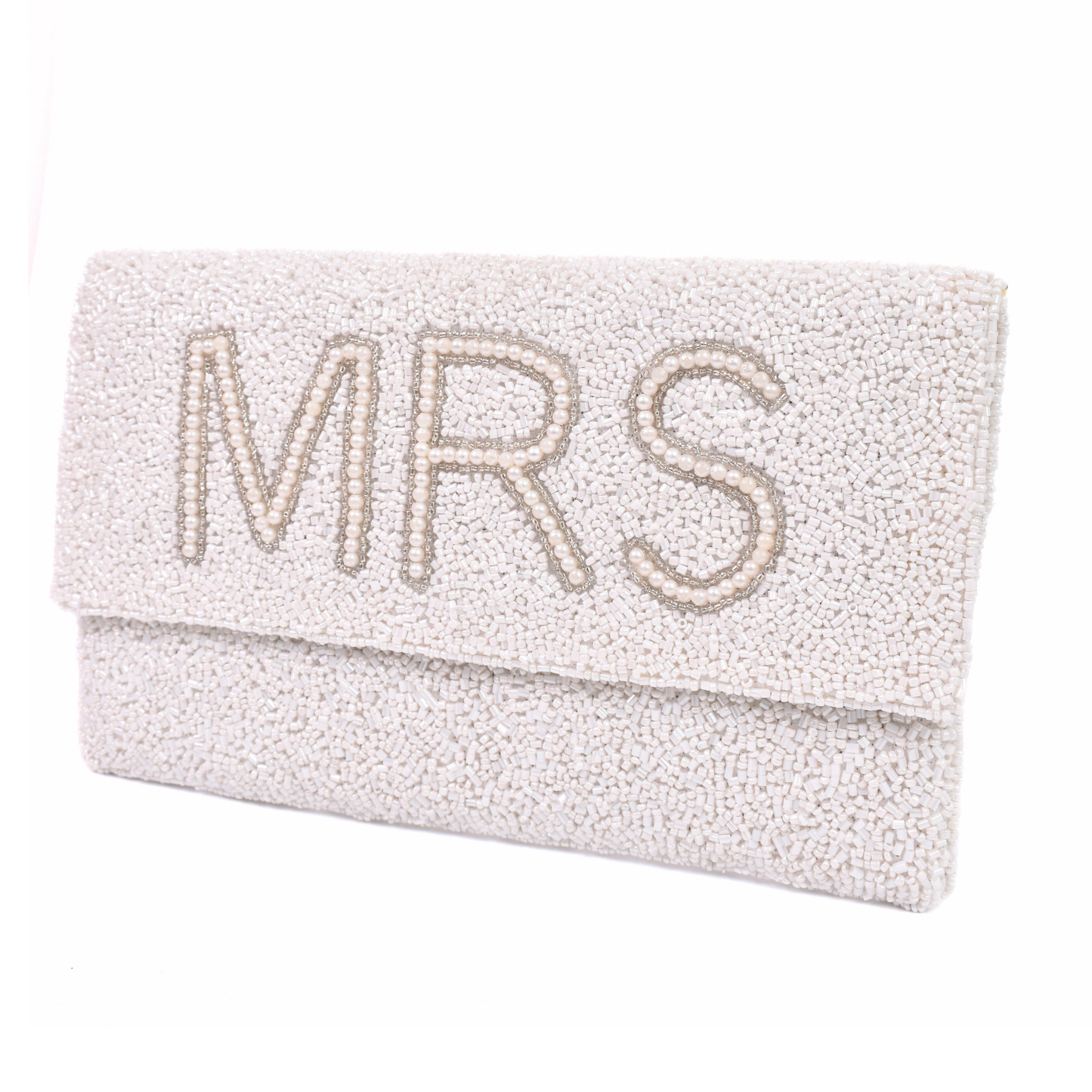 White Bridal Handbag Clutch, Crossbody Purse Gift BAG0039