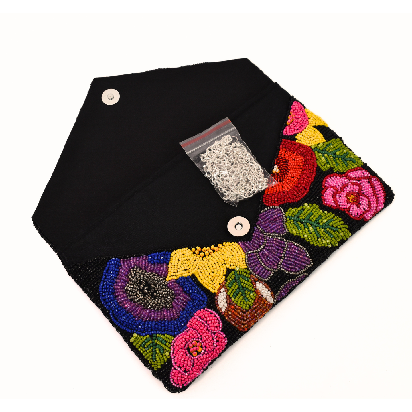 Multicolor Floral Handbag Clutch, Crossbody Purse Gift BAG0078