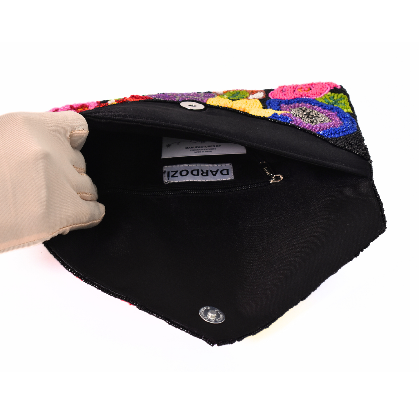 Multicolor Floral Handbag Clutch, Crossbody Purse Gift BAG0078