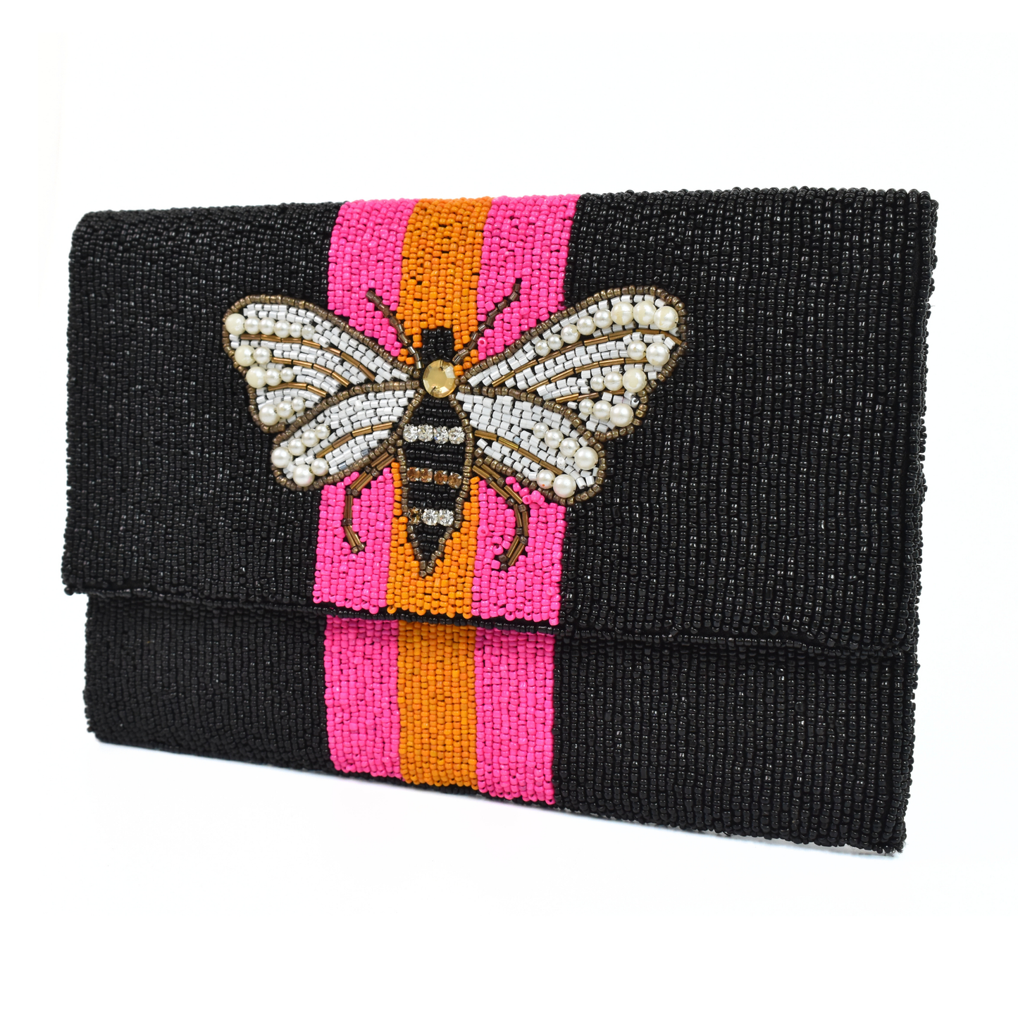 Black Butterfly Handbag Clutch, Crossbody Purse, Gift BAG0027