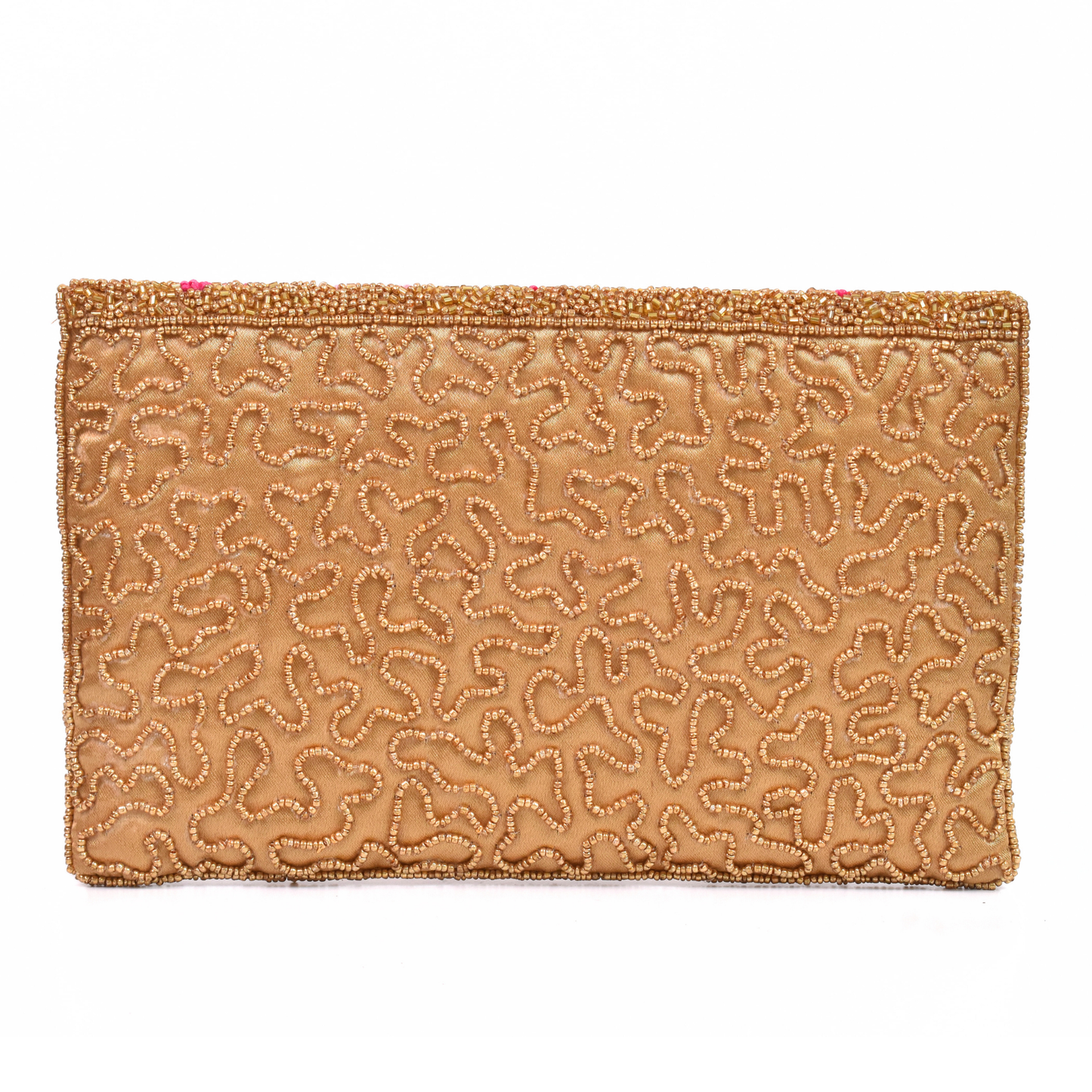 YEEHAW Gold Beaded Handbag Clutch, Crossbody Purse Gift BAG0030