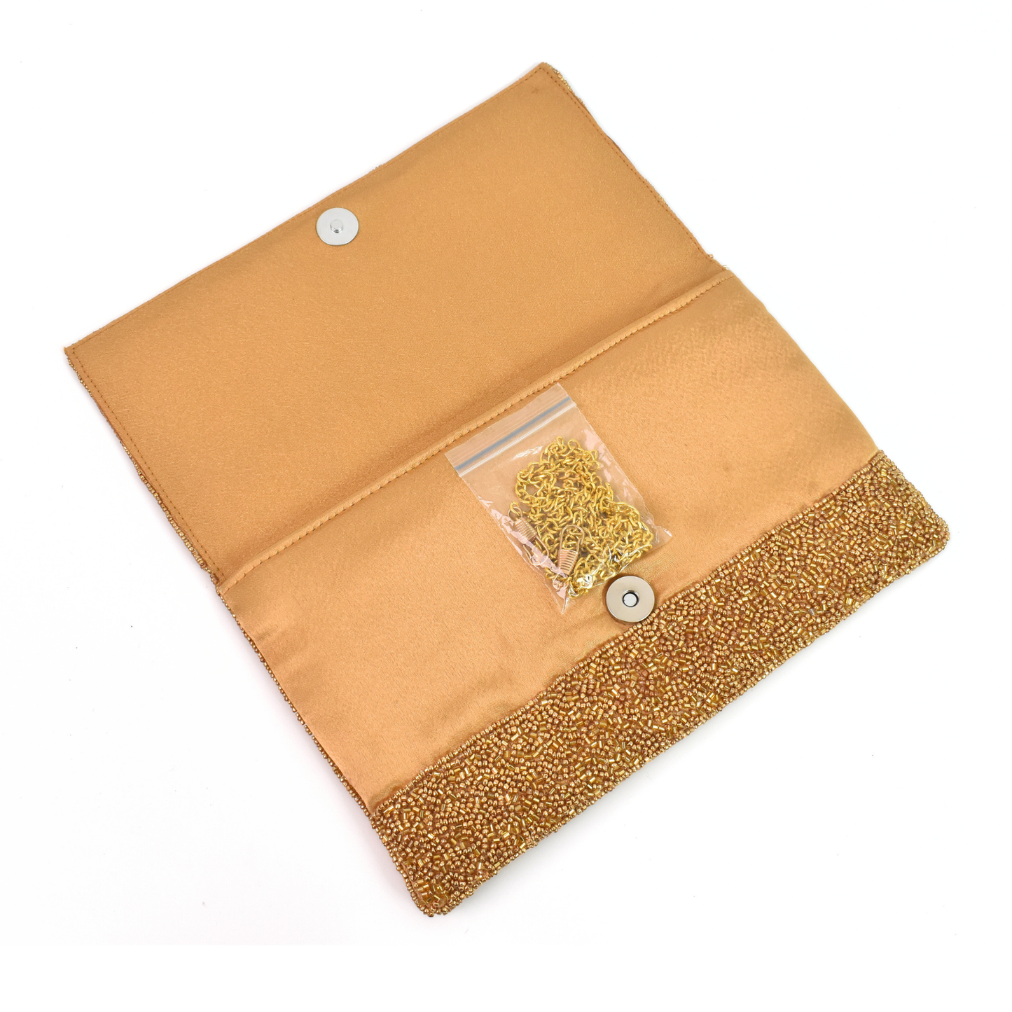 YEEHAW Gold Beaded Handbag Clutch, Crossbody Purse Gift BAG0030