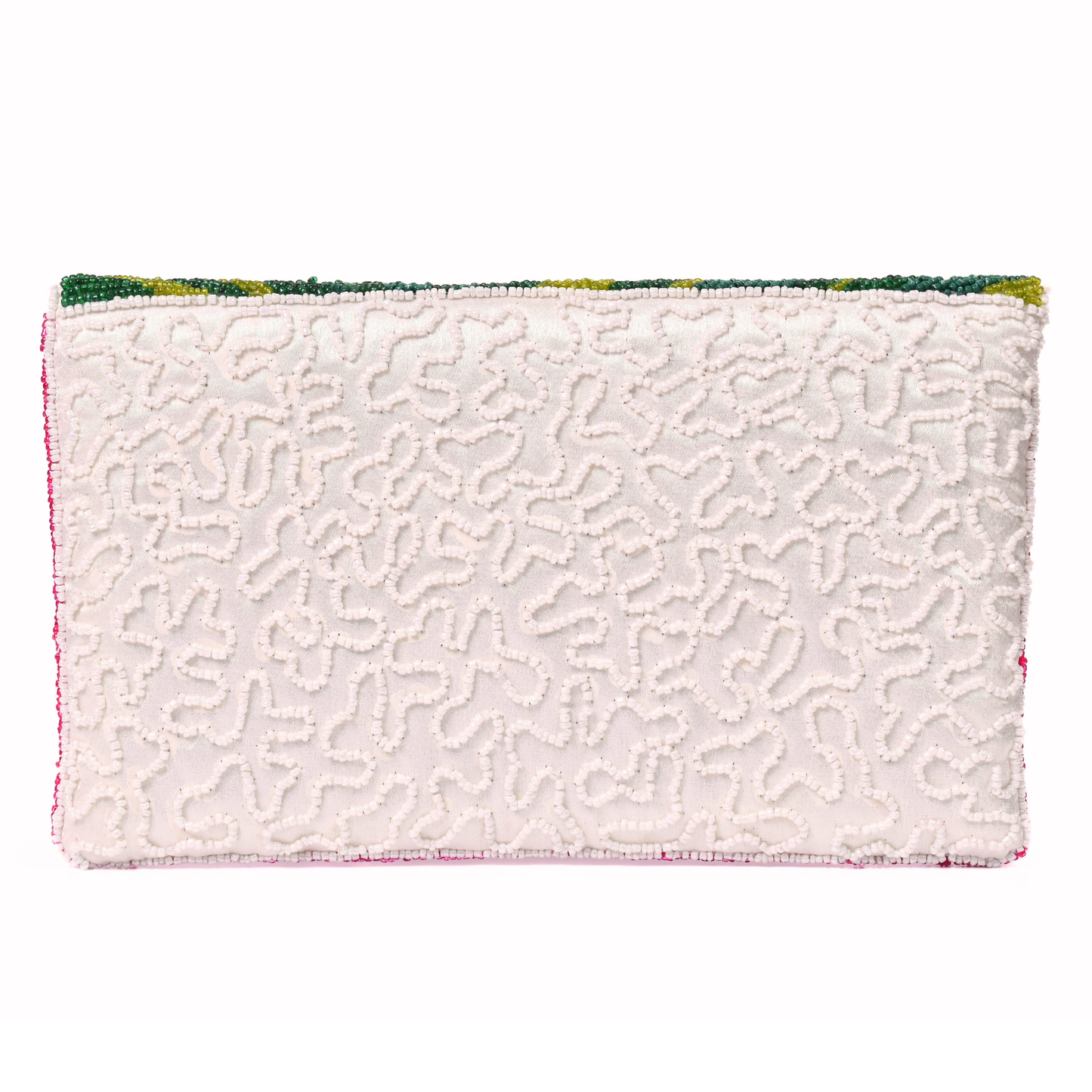 Pink Leaf Handbag Clutch, Crossbody Purse Gift BAG0076