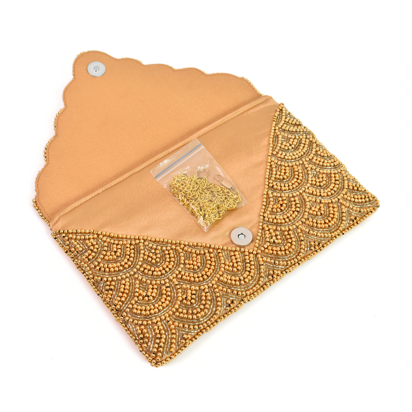 Gold Bridal Handbag Clutch Handbag Purse, Gift BAG0032