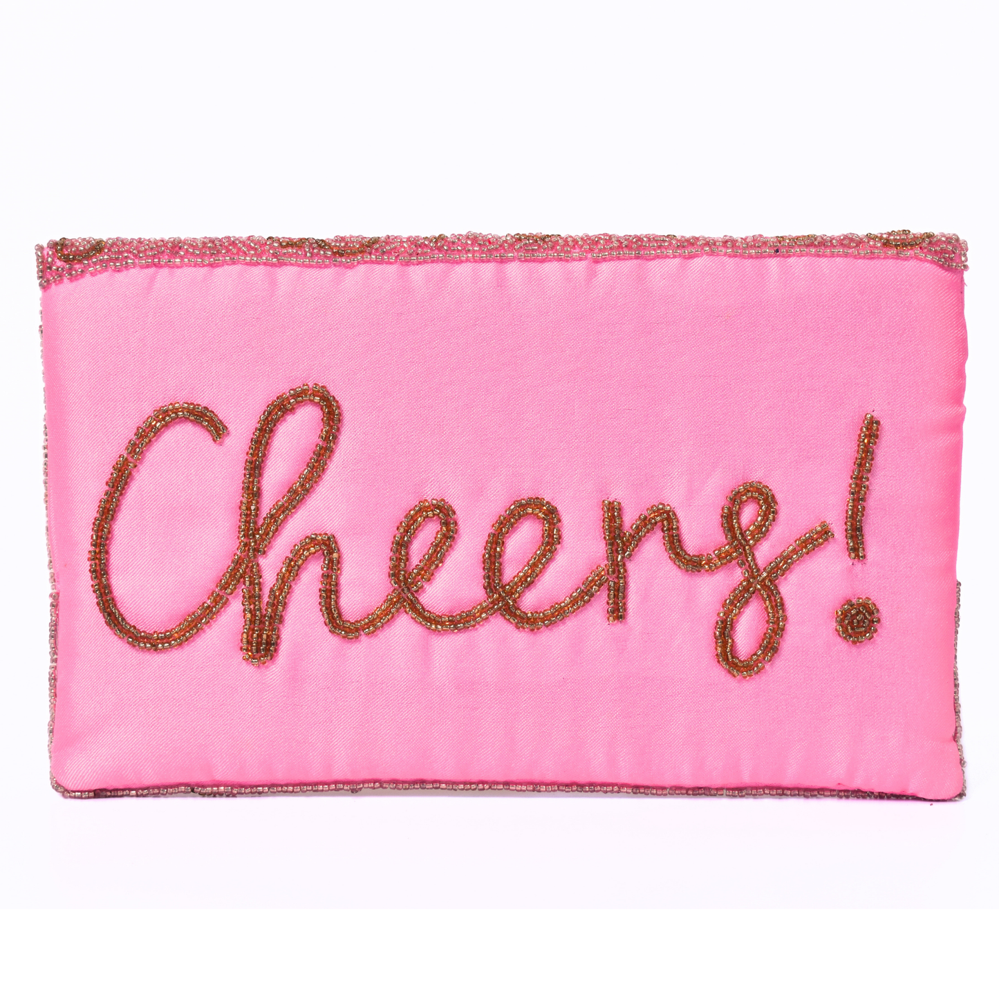 Pink Champagne Handbag Clutch, Crossbody Purse Gift BAG0060