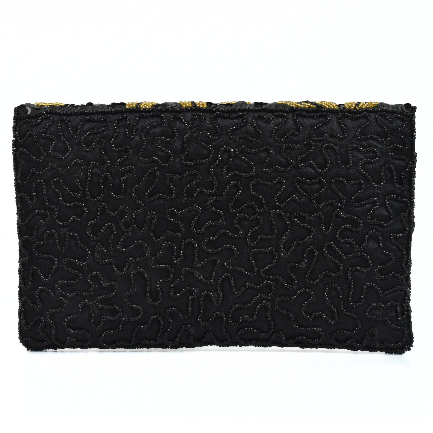 Black Gold Snake Handbag Clutch, Crossbody Purse Gift BAG0033