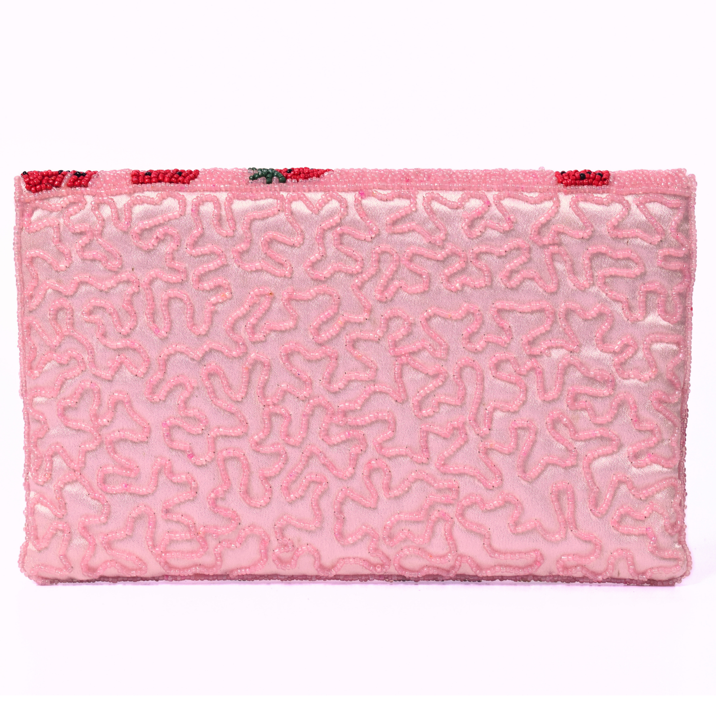 Pink Strawberry Handbag Clutch, Crossbody Purse Gift BAG0075