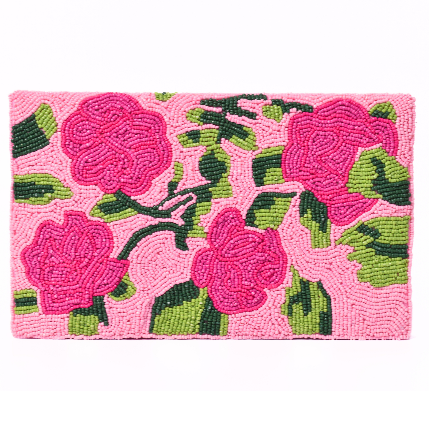 Pink Floral Handbag Clutch, Crossbody Purse Gift BAG0066