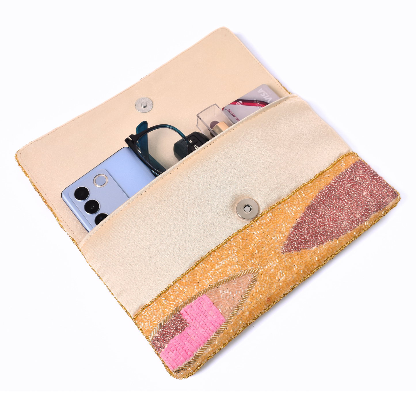 Pink Handbag Clutch, Crossbody Purse Gift BAG0059