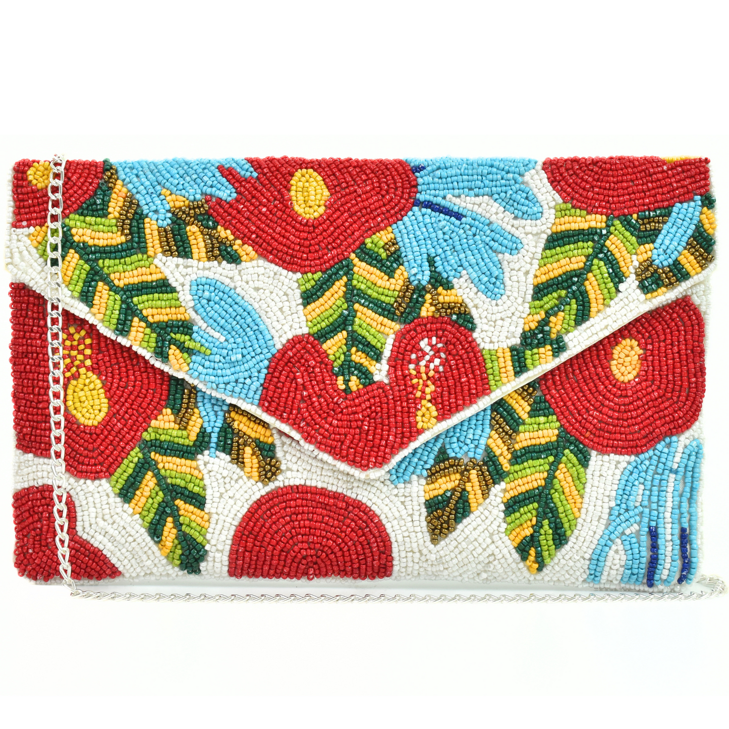 Multicolor Floral Handbag Clutch, Party Purse Gift BAG0017