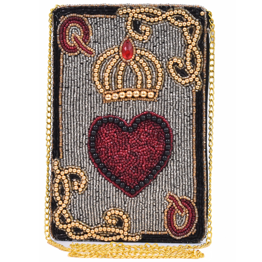 Queen of Hearts Crossbody Phone Bag Purse Gift BAG0050