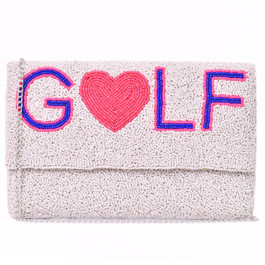 Golf Game day Handbag Clutch, Crossbody Purse Gift BAG0077