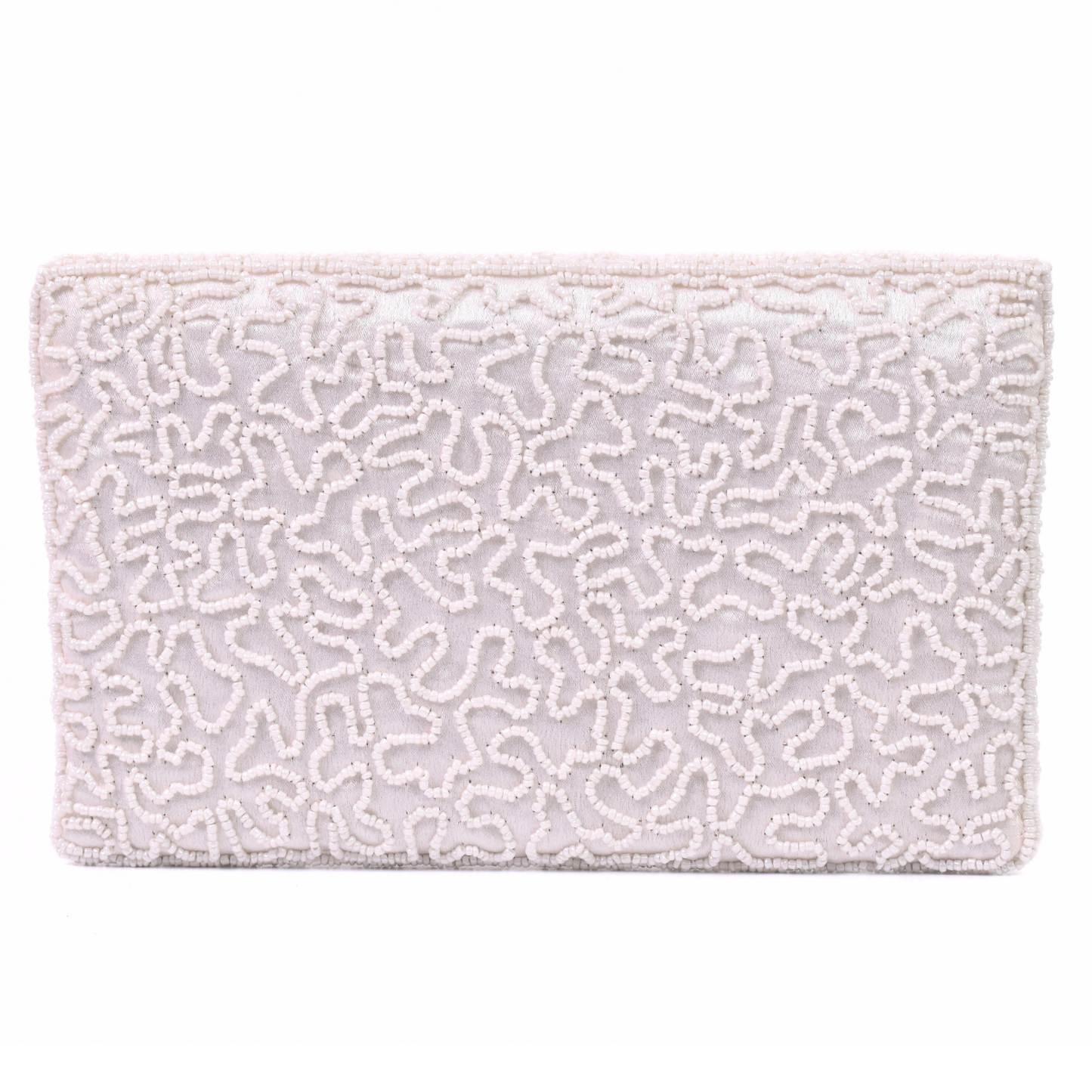 White Bride Handbag Clutch, Crossbody Bag Purse Gift BAG0038