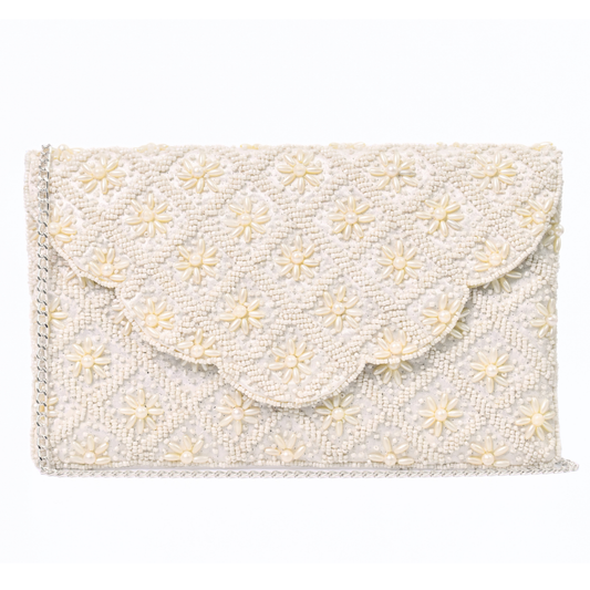 Pearl Beaded Handbag Clutch, Crossbody Purse Gift BAG0063