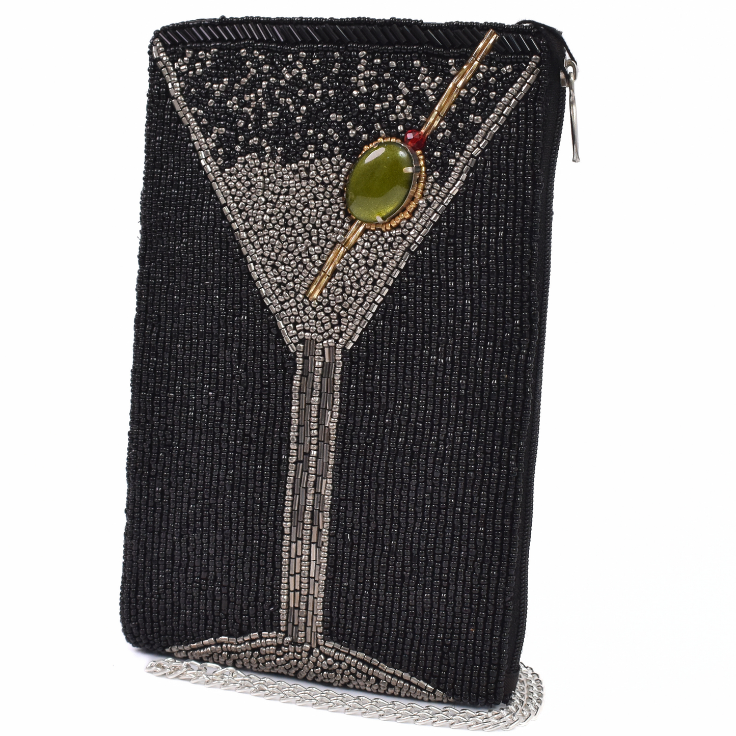 Black Grey Olive Cocktail Womens Crossbody Phone Bag Purse Gift BAG0048