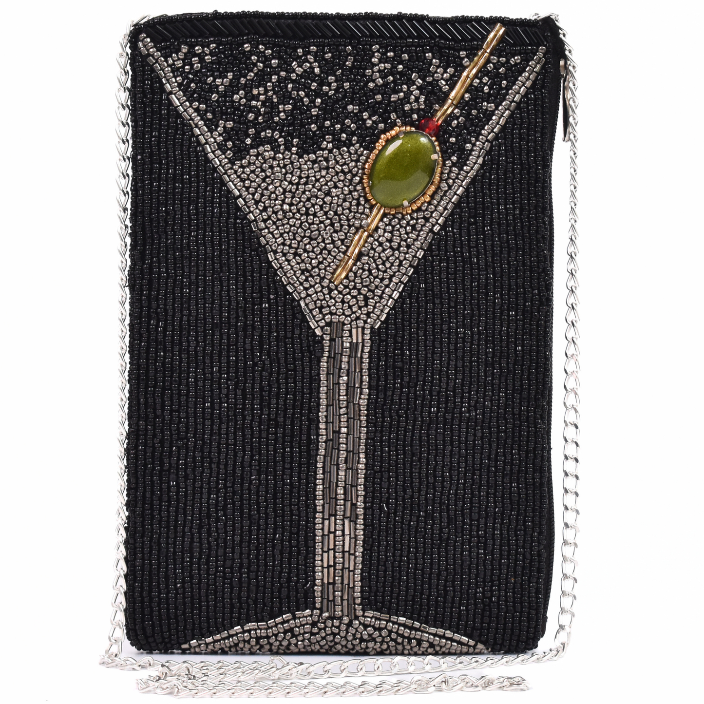 Black Grey Olive Cocktail Womens Crossbody Phone Bag Purse Gift BAG0048